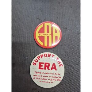 Vintage ERA Buttons‎ Set Support Equal Rights Amendment Pins